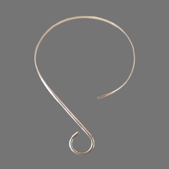 Jewelry - Modernist Mexico Sterling Silver 925 Swirl Collar Necklace